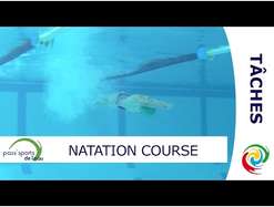 Test natation course